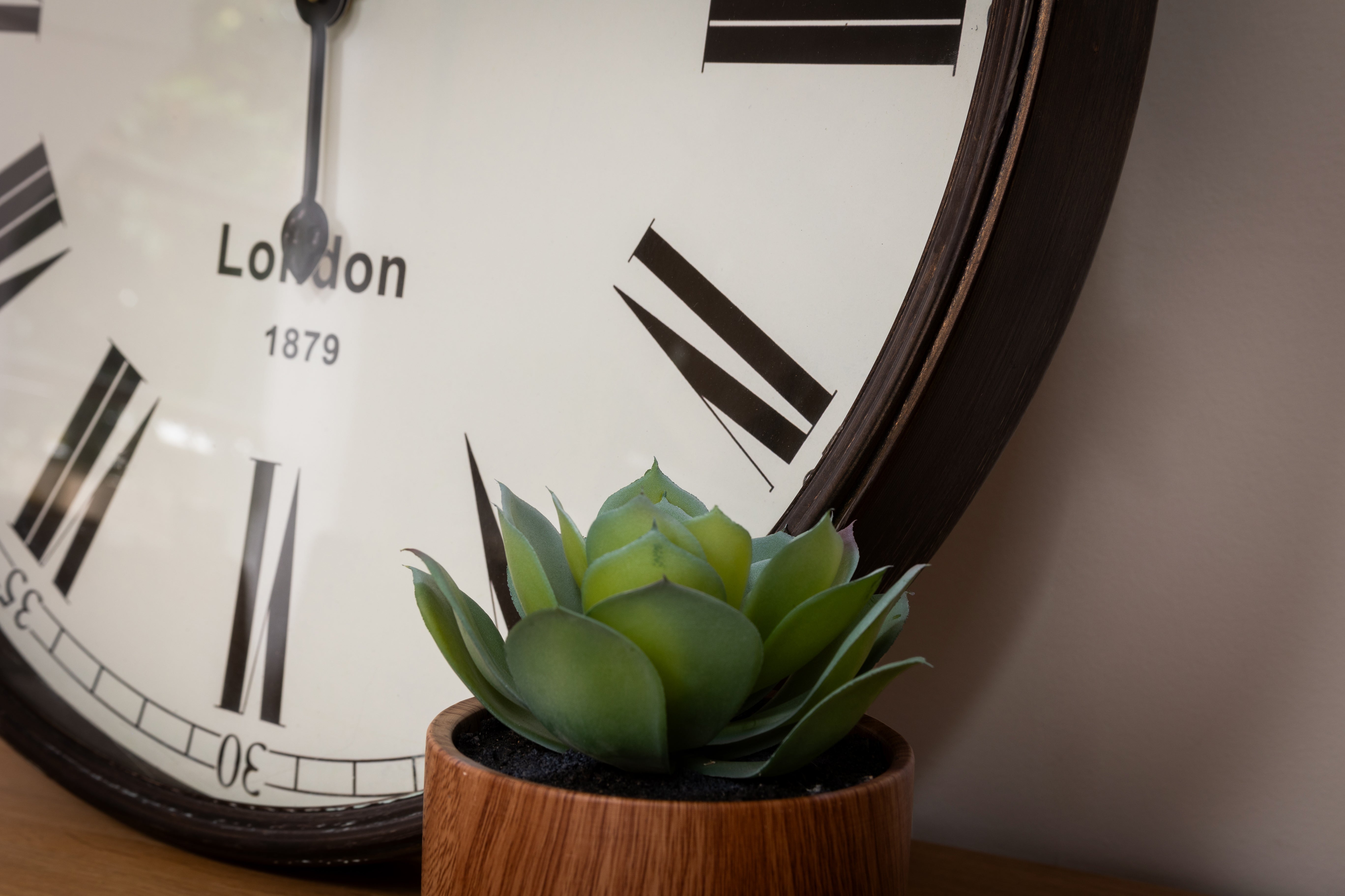 Brass Oversized Kensington Pocket Watch Wall Clock