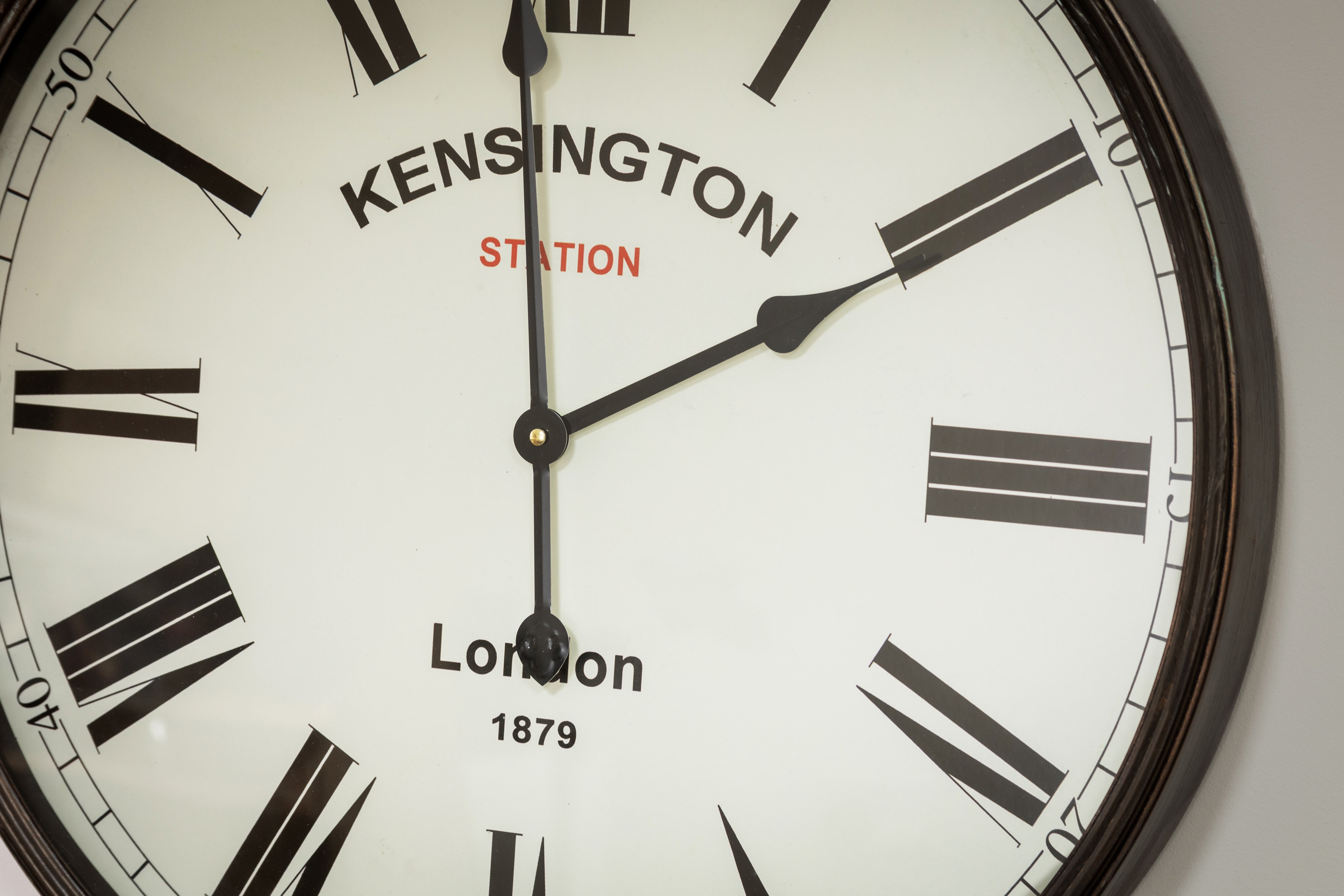 Brass Oversized Kensington Pocket Watch Wall Clock