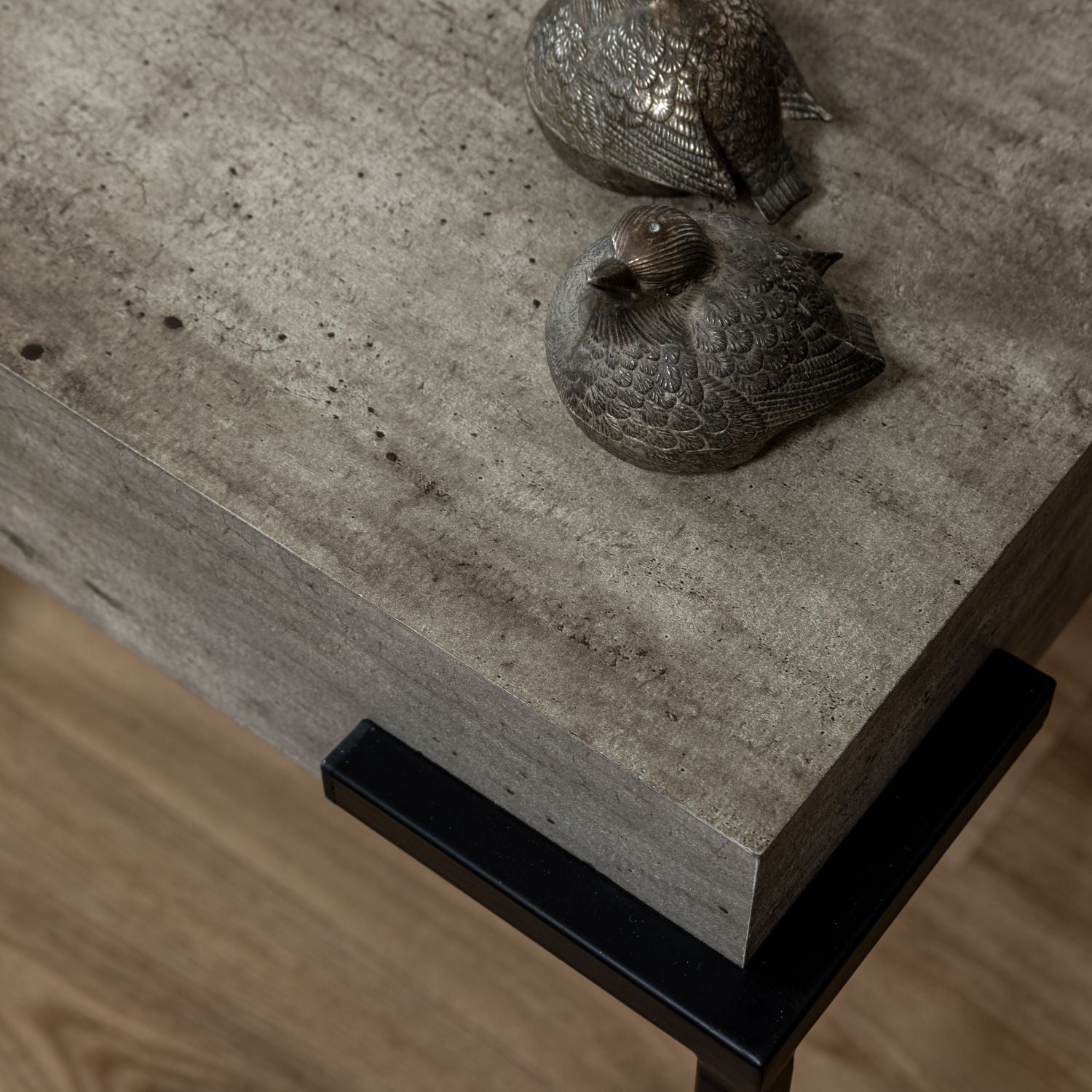 Brunswick Concrete Effect Console Table