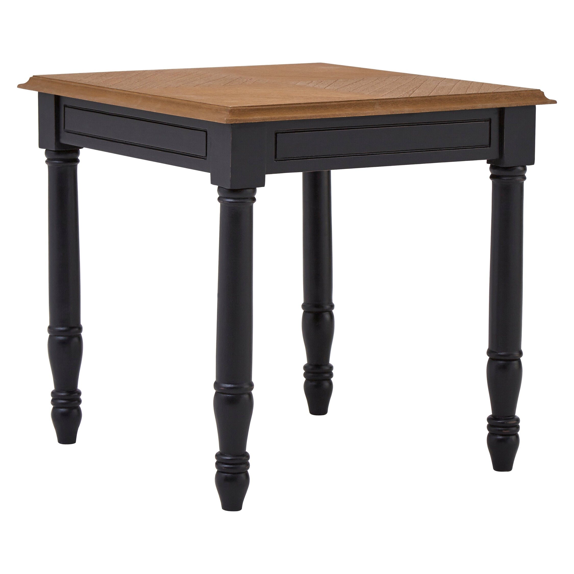 Chateau Antique Black Side Table - The Orchard Home and Gifts