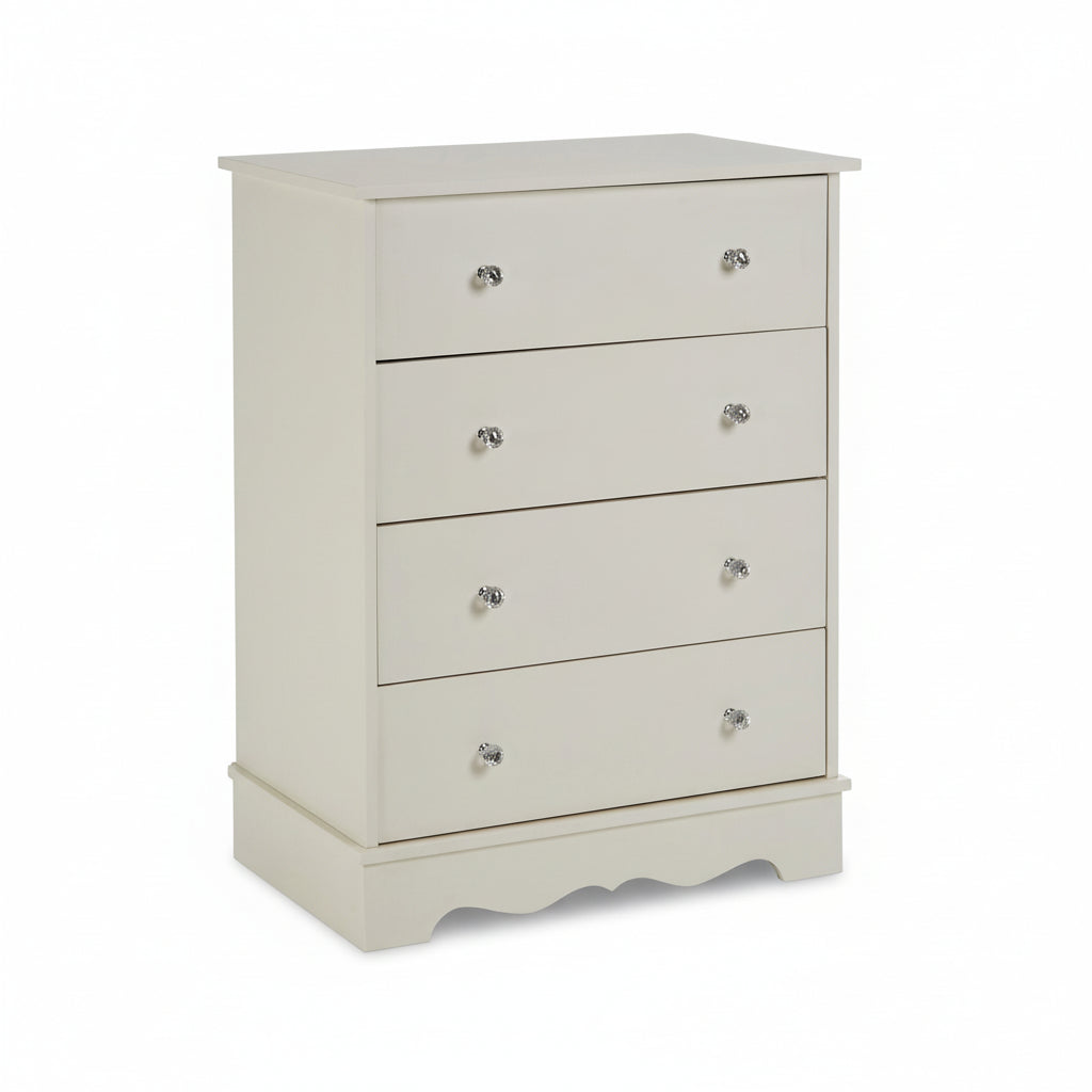 Classic Cream Four Drawer Chest of Drawers - The Orchard Home and Gifts