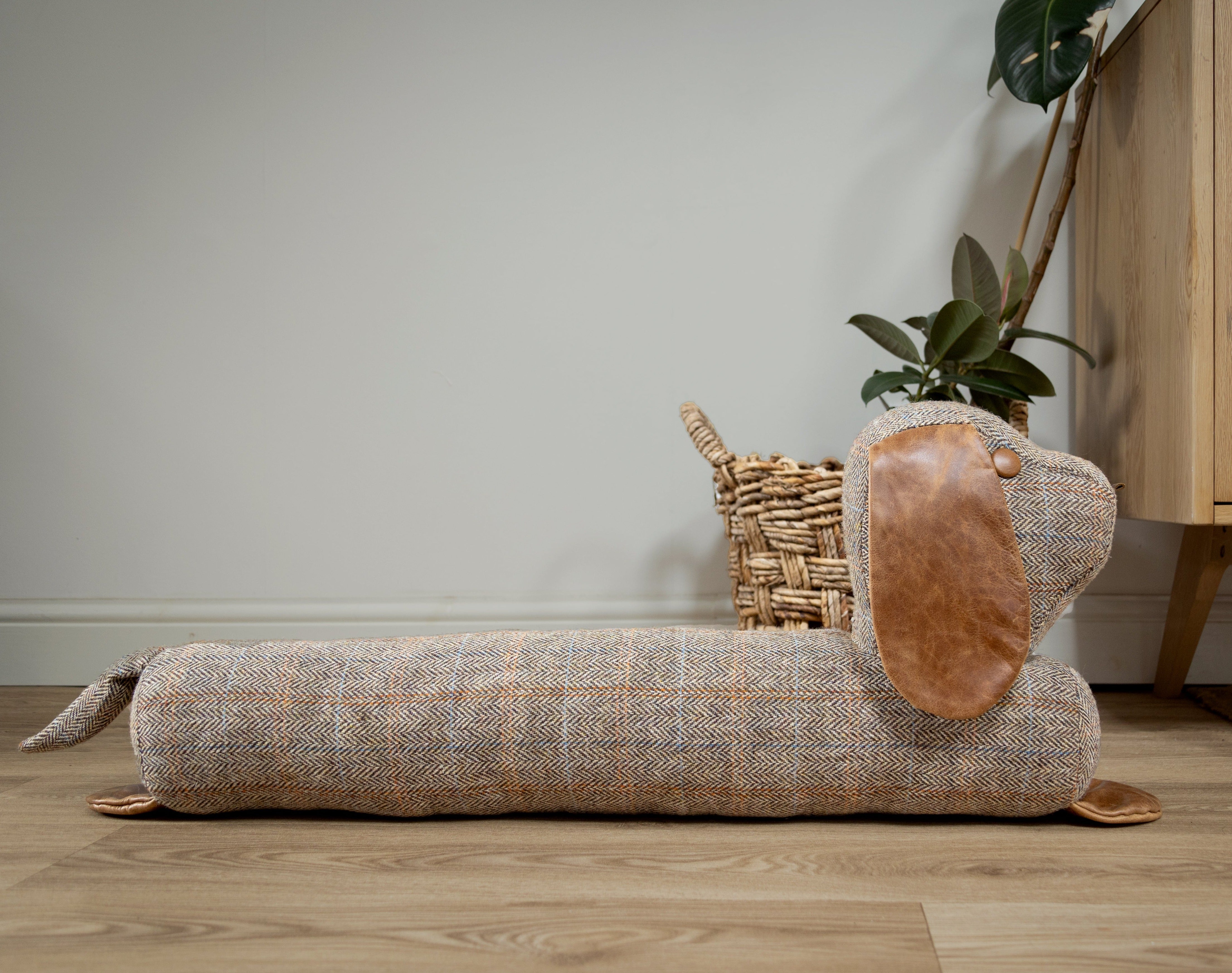 Gamekeeper Thorn Harris Tweed Dog Door Draught Excluder