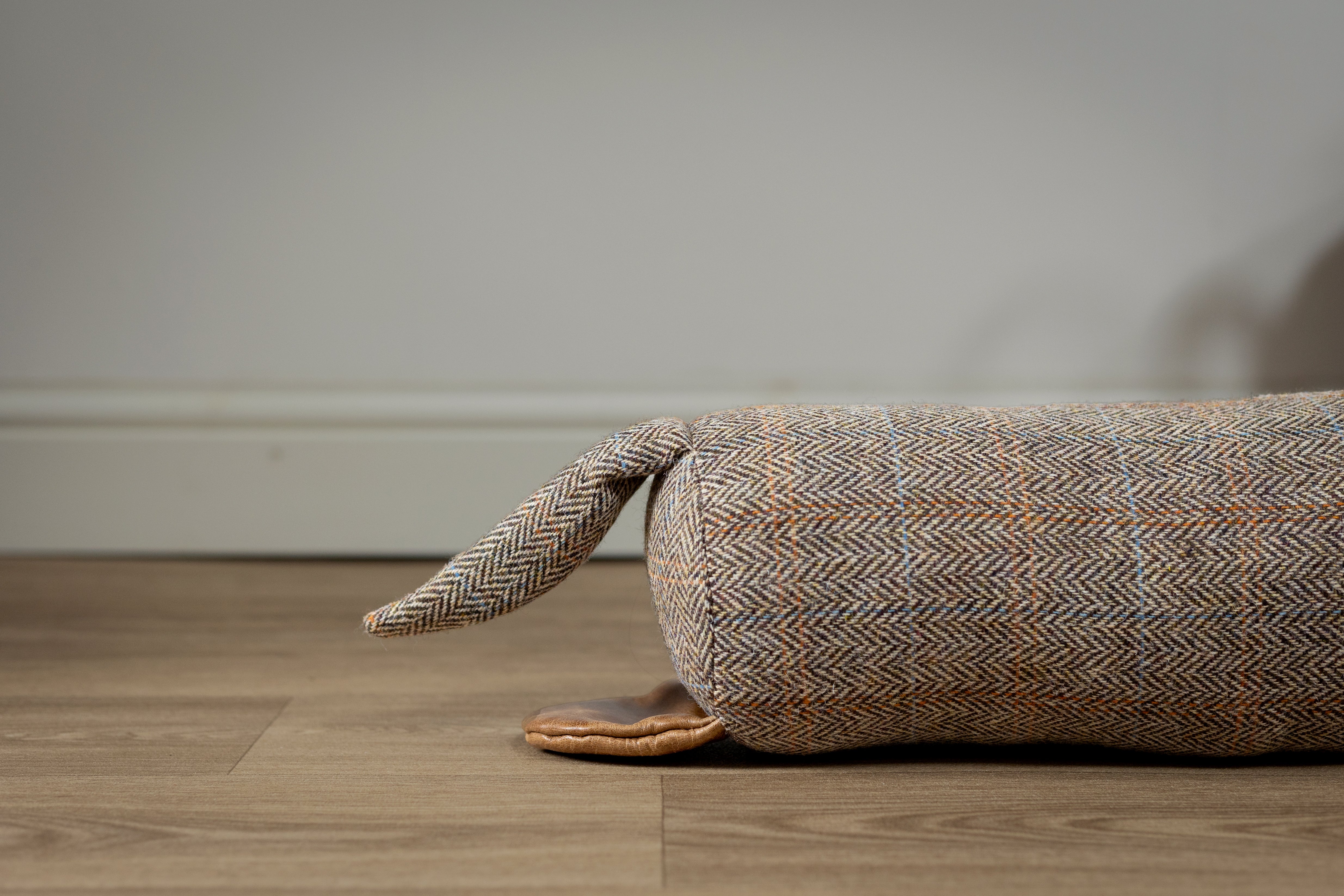 Gamekeeper Thorn Harris Tweed Dog Door Draught Excluder