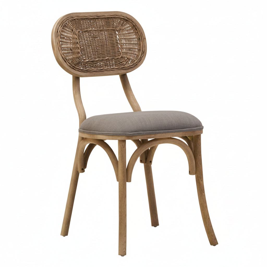 Grey Wash Elm Uphostered Dining Chair - The Orchard Home and Gifts