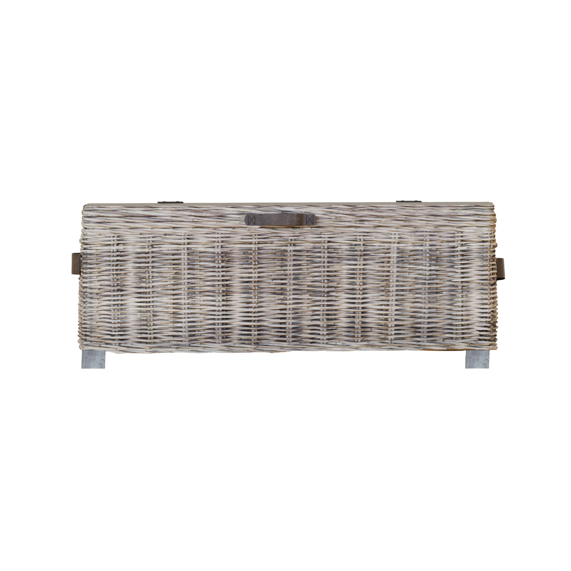 Washed Rattan Storage Coffee Table - The Orchard Home and Gifts