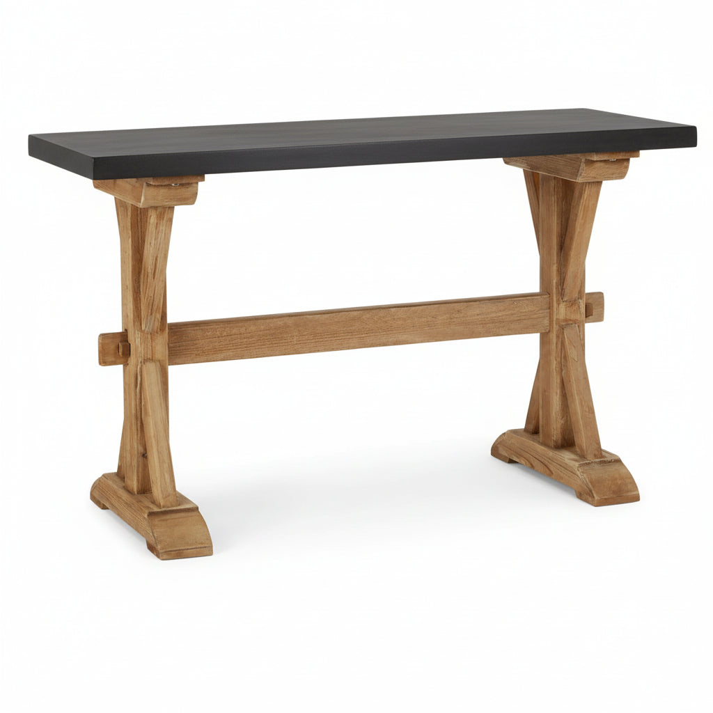 Natural Wood Grey Wash Console Table - The Orchard Home and Gifts