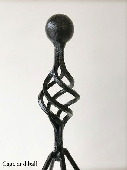 Black Steel Cleo Garden Plant Support Obelisk Multiple Sizes