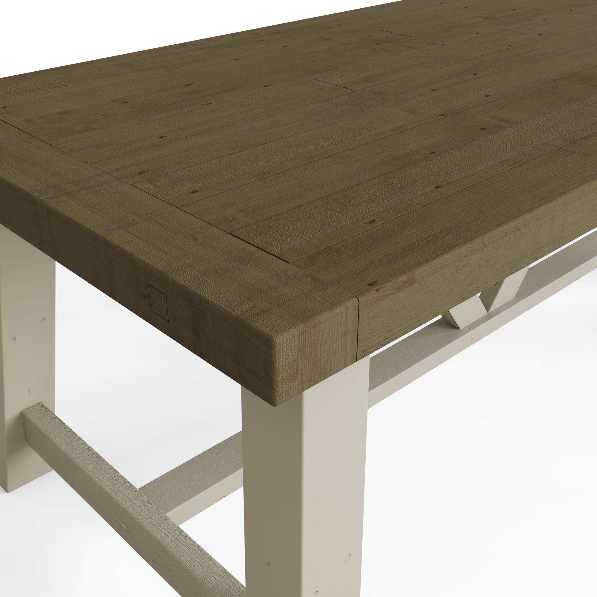 Rowico Purbeck Tahoe Reclaimed Wood Large Farmhouse Dining Table - The Orchard Home and Gifts