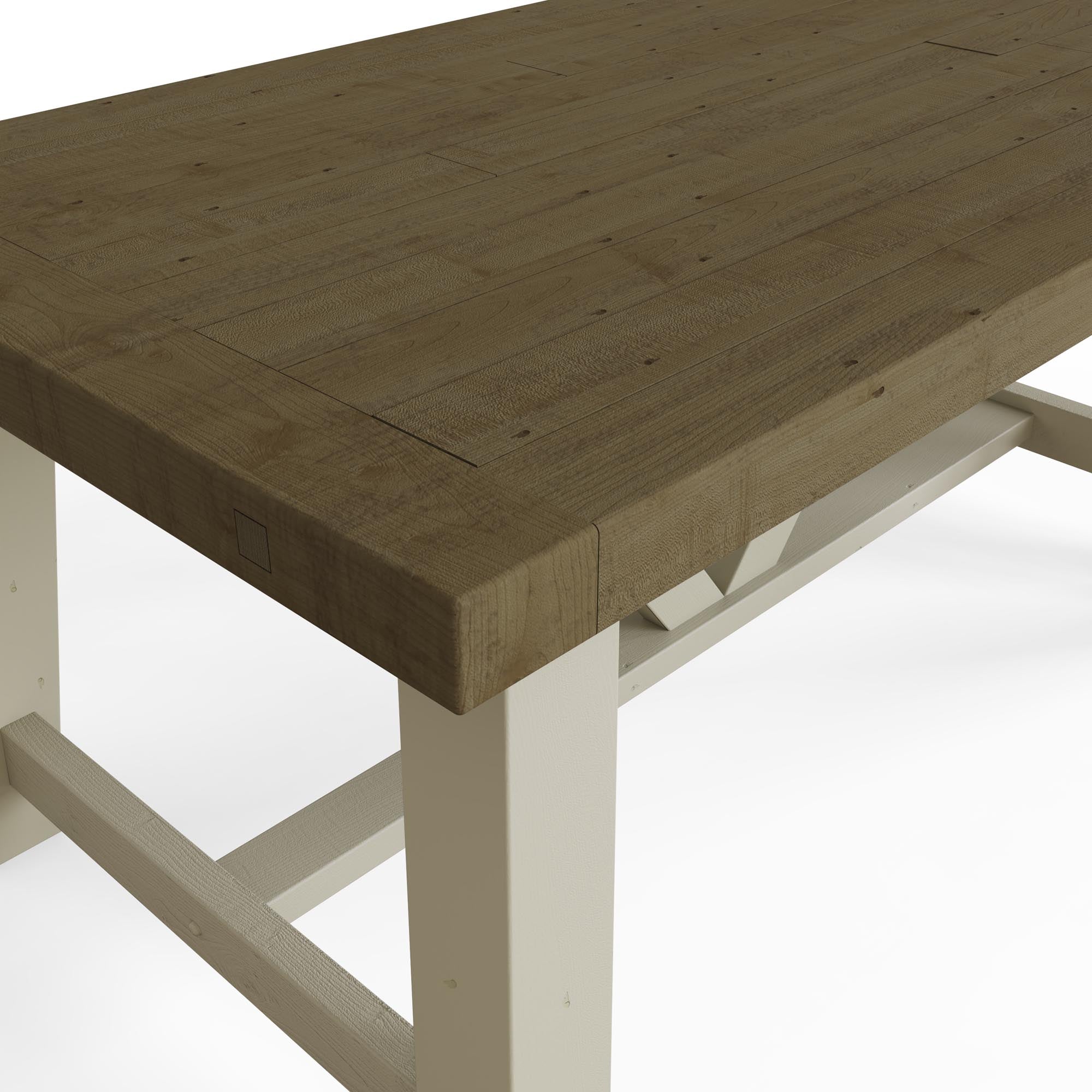 Tahoe Truffle Fixed Top Dining Table 160cm - The Orchard Home and Gifts