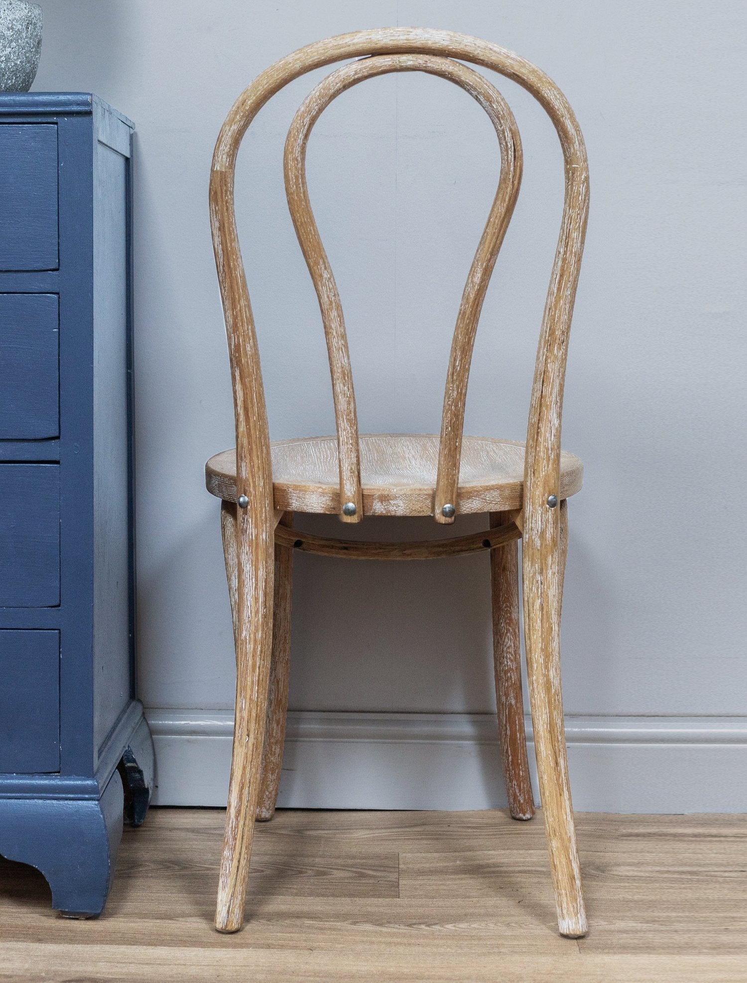 Reclaimed Oak Round Seat Dining Chair