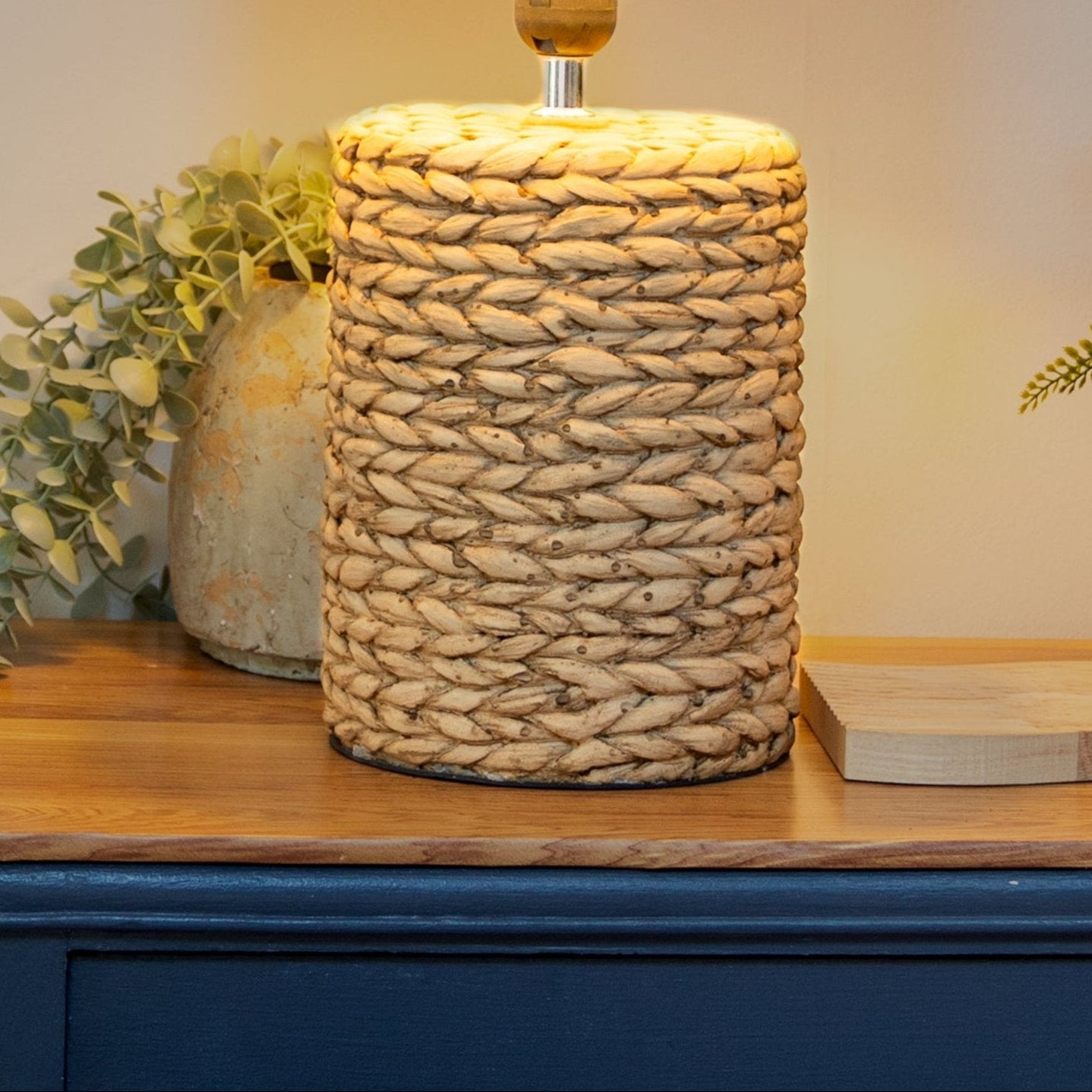 Rope Effect Table Lamp - Imperfect