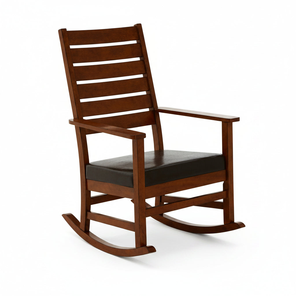 Skagen Natural Wood Slatted Rocking Chair - The Orchard Home and Gifts