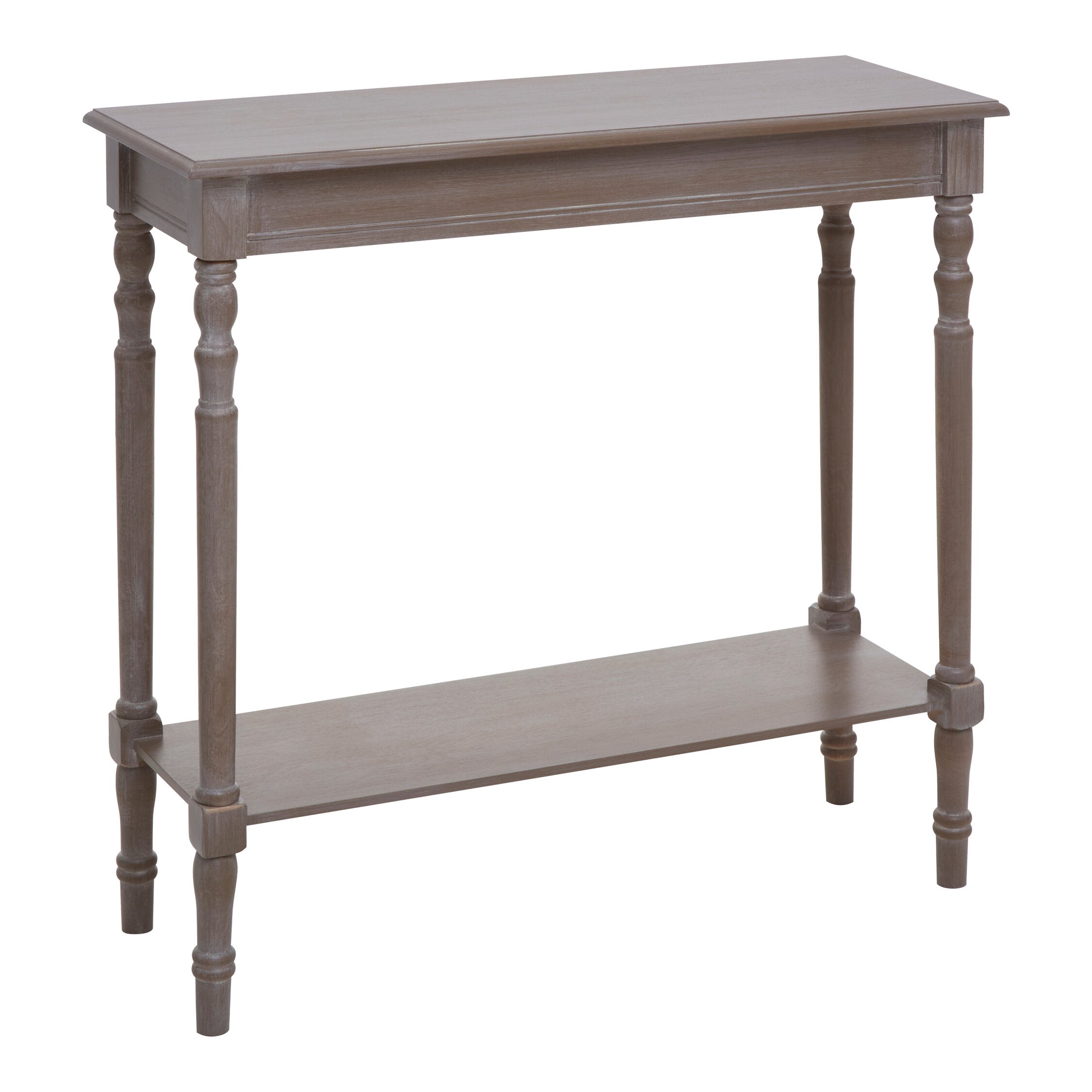 Slim Natural Wash Pine Console Table - The Orchard Home and Gifts