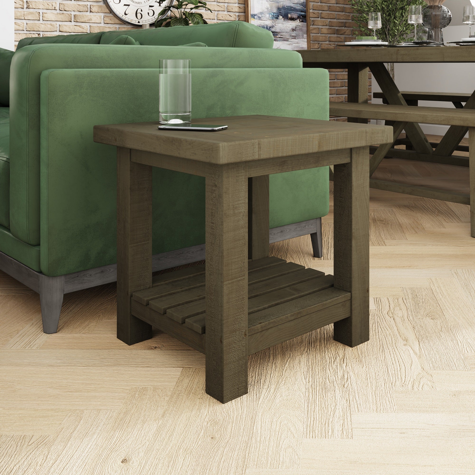 Drift Reclaimed Pine Lamp Side Table