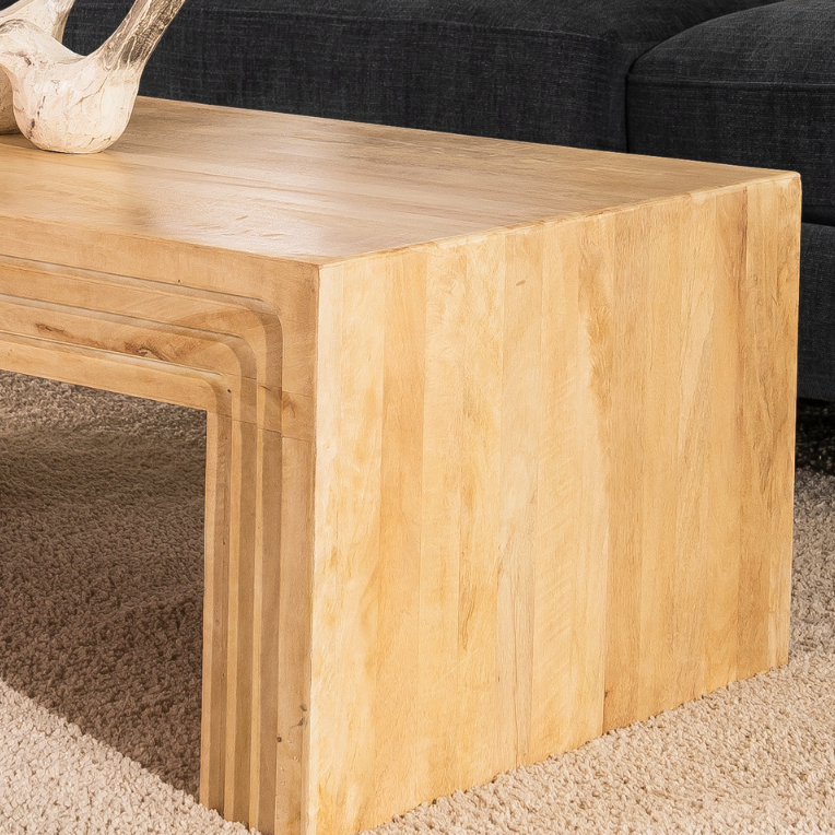 Mango Wood Rectangular Coffee Table - The Orchard Home and Gifts