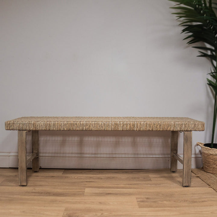 Natural Rattan Dining Bench – The Orchard Home and Gifts