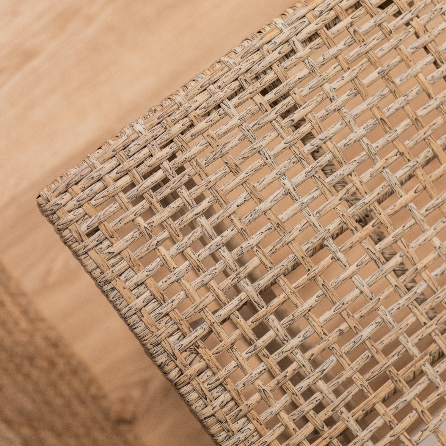 Natural Rattan Dining Bench