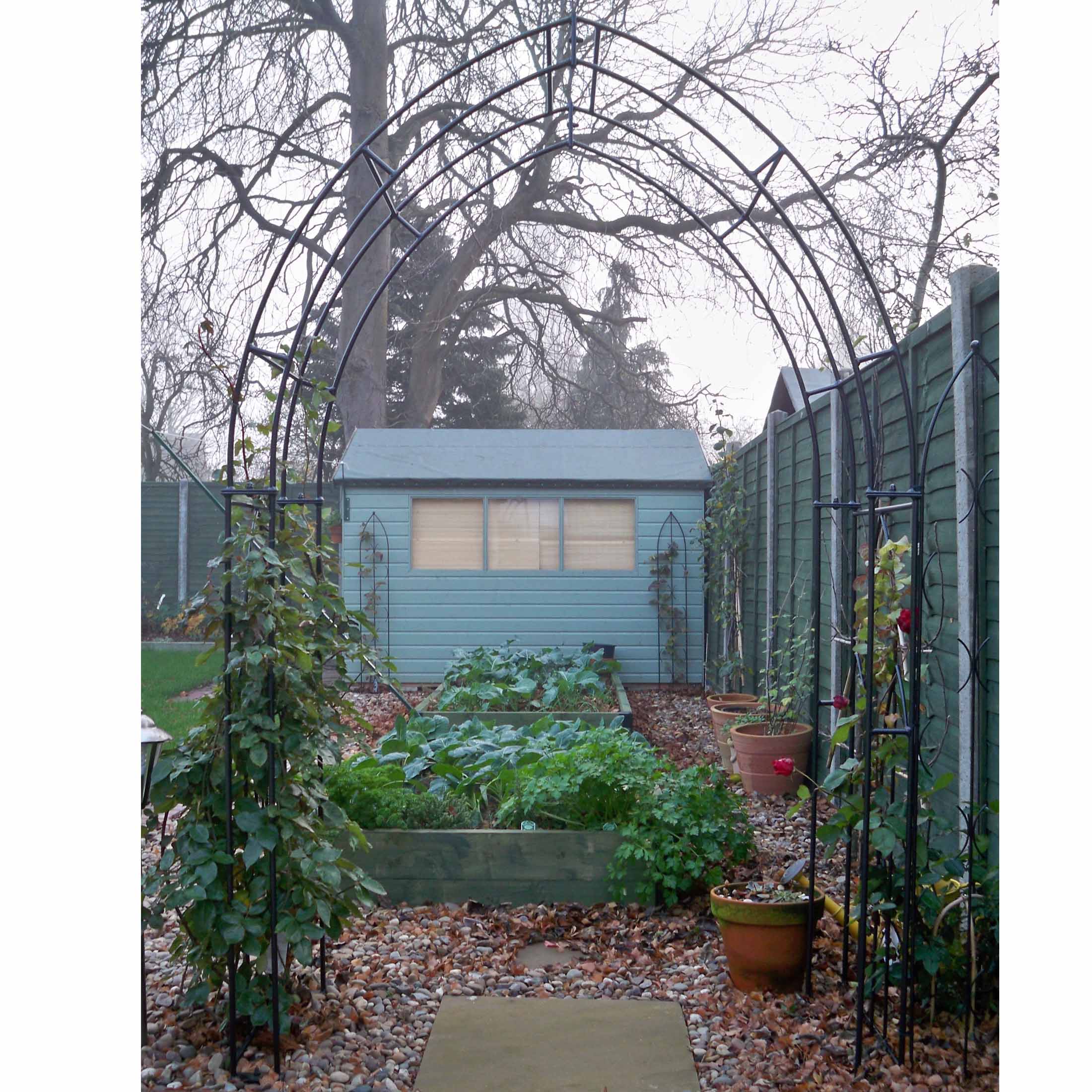 Gothic Steel Garden Arch - The Orchard Home and Gifts