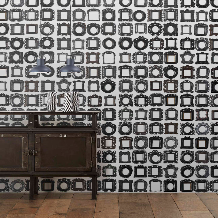 Obsession Frames Wallpaper Roll by Daniel Rozensztroch