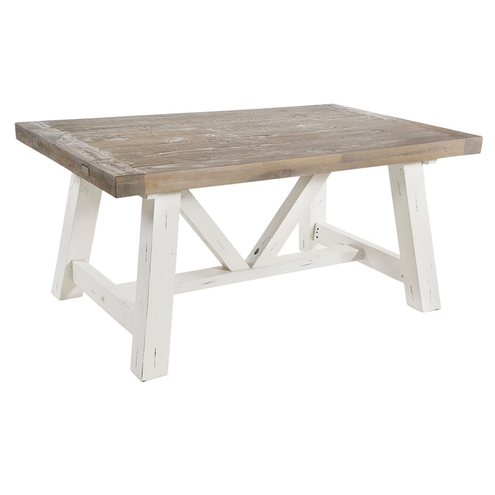 Rowico Purbeck Tahoe Reclaimed Wood Large Farmhouse Dining Table