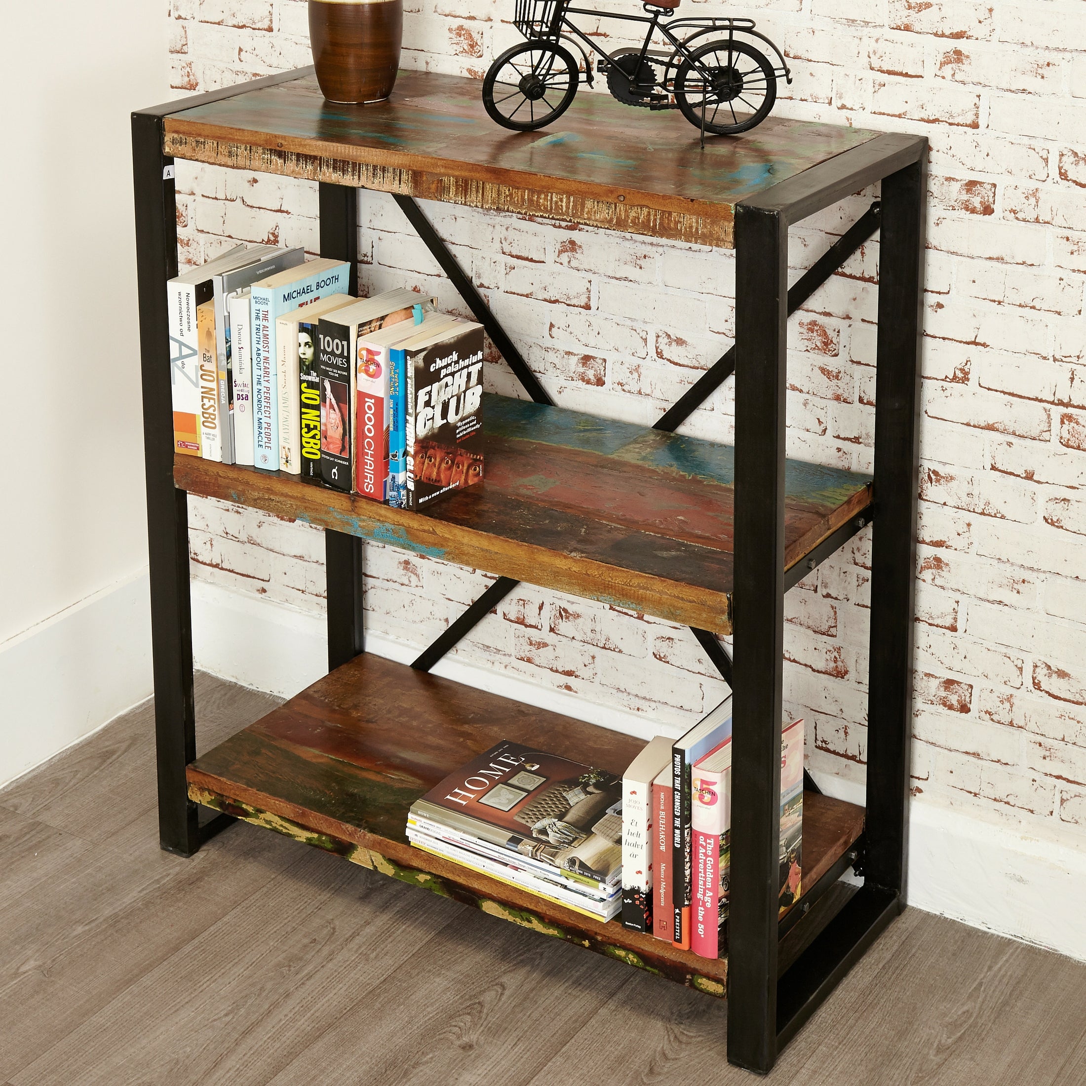 Shoreditch Low Bookcase Shelving Unit - The Orchard Home and Gifts