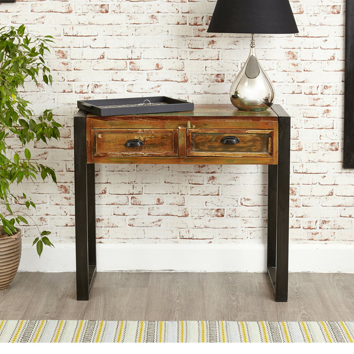 Shoreditch Two Drawer Console Table - The Orchard Home and Gifts