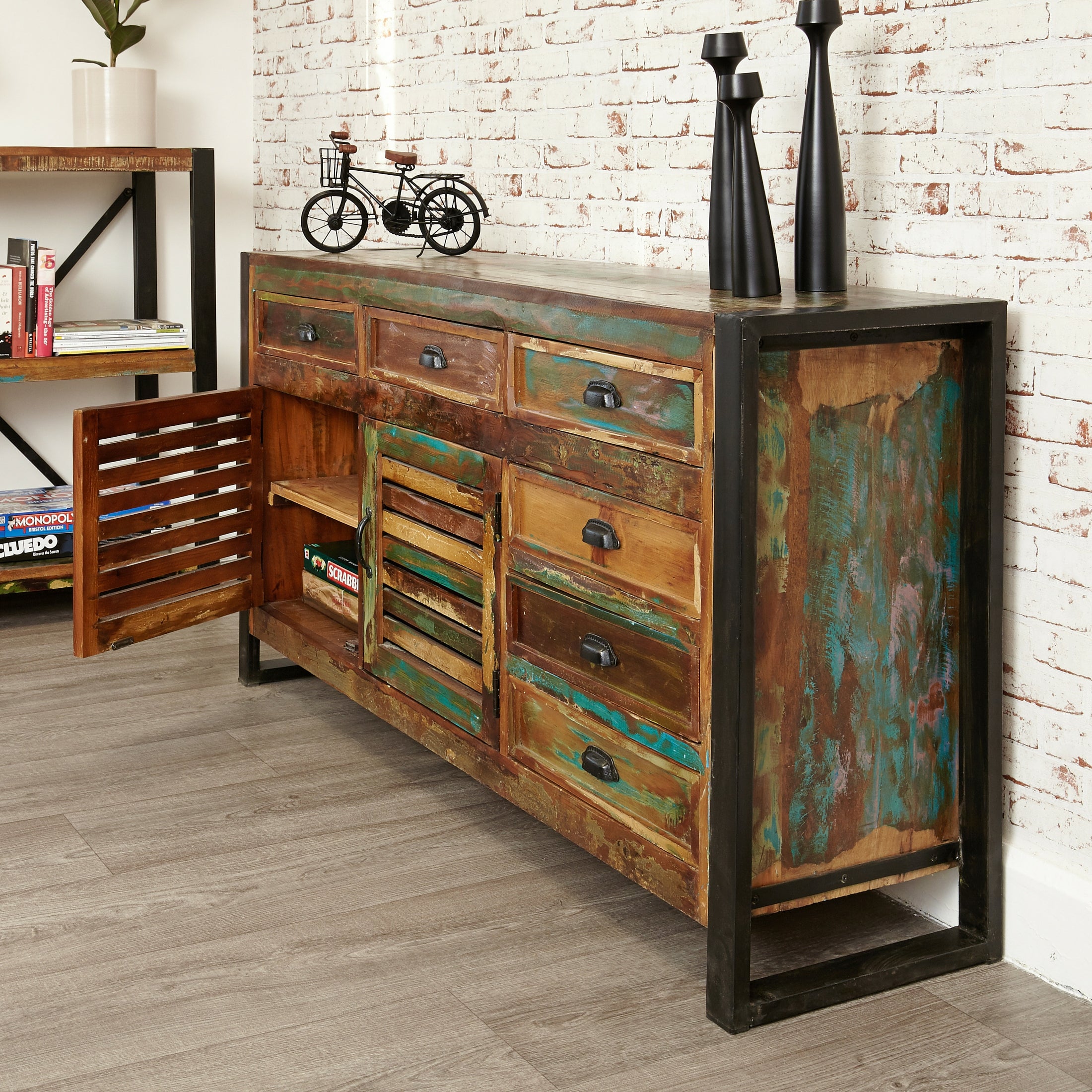 Shoreditch Large Six Drawer Sideboard - The Orchard Home and Gifts