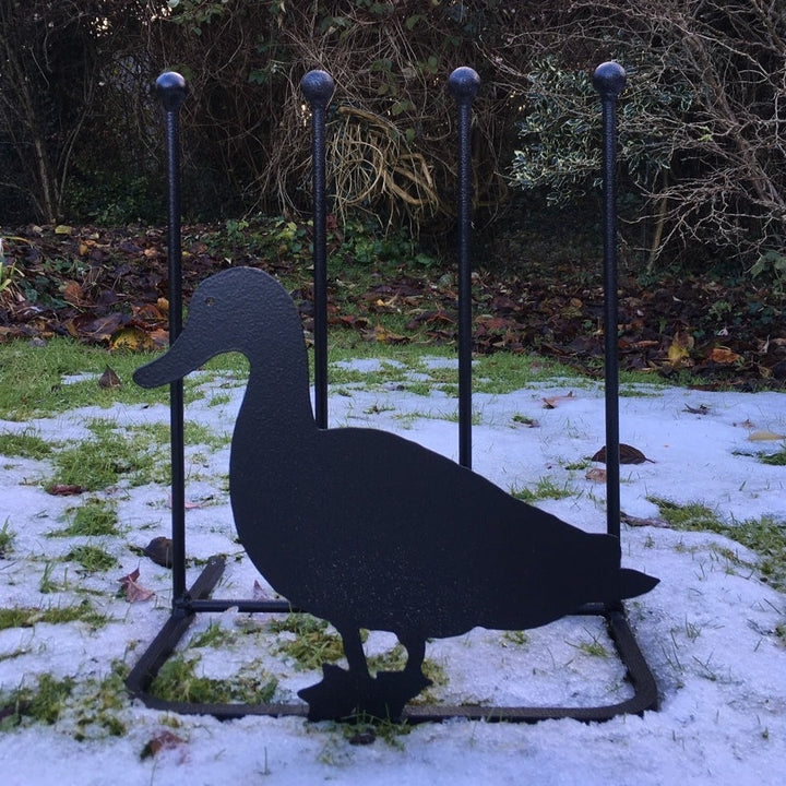 Duck Two Pair Black Steel Boot Rack