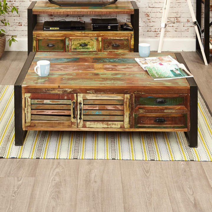 Shoreditch Storage Coffee Table With Drawers - The Orchard Home and Gifts