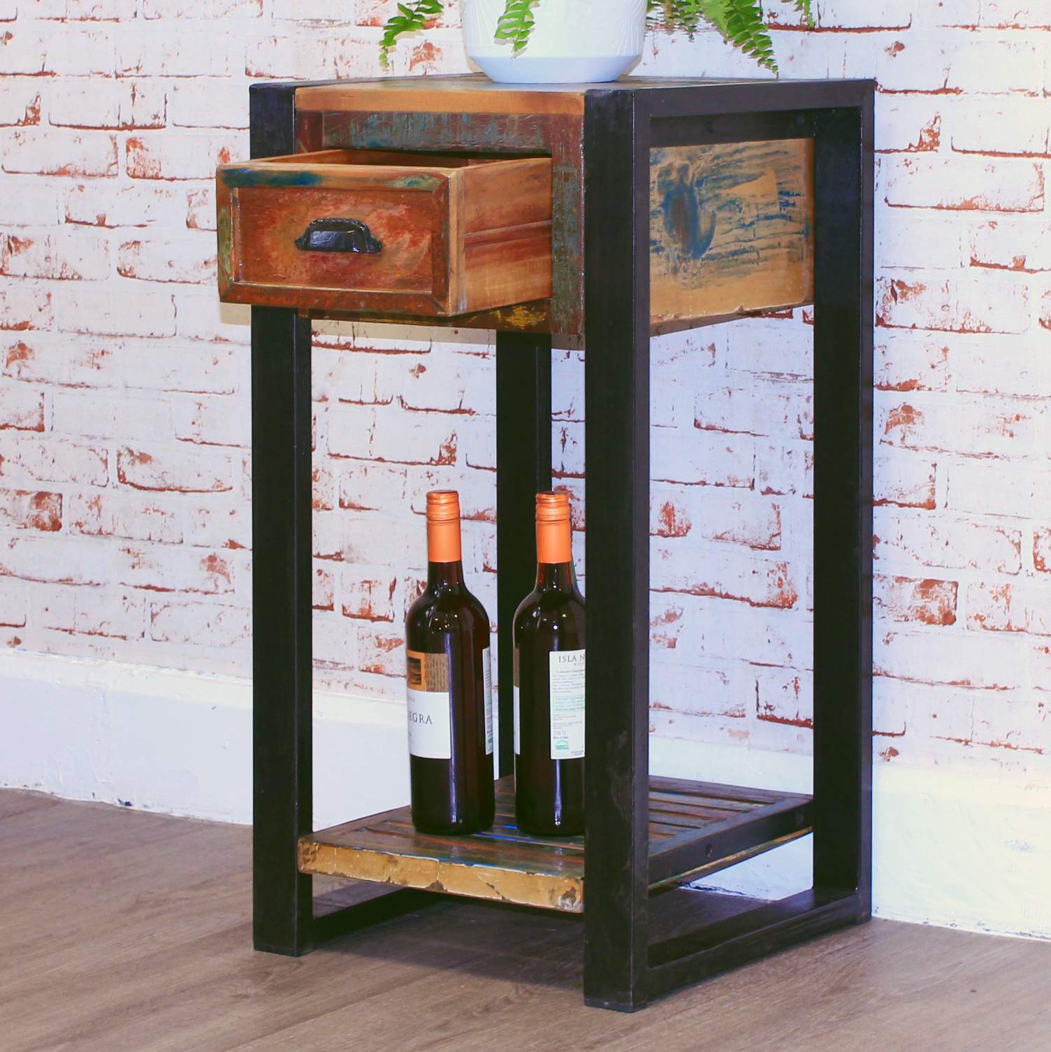 Shoreditch One Drawer Side Table - The Orchard Home and Gifts