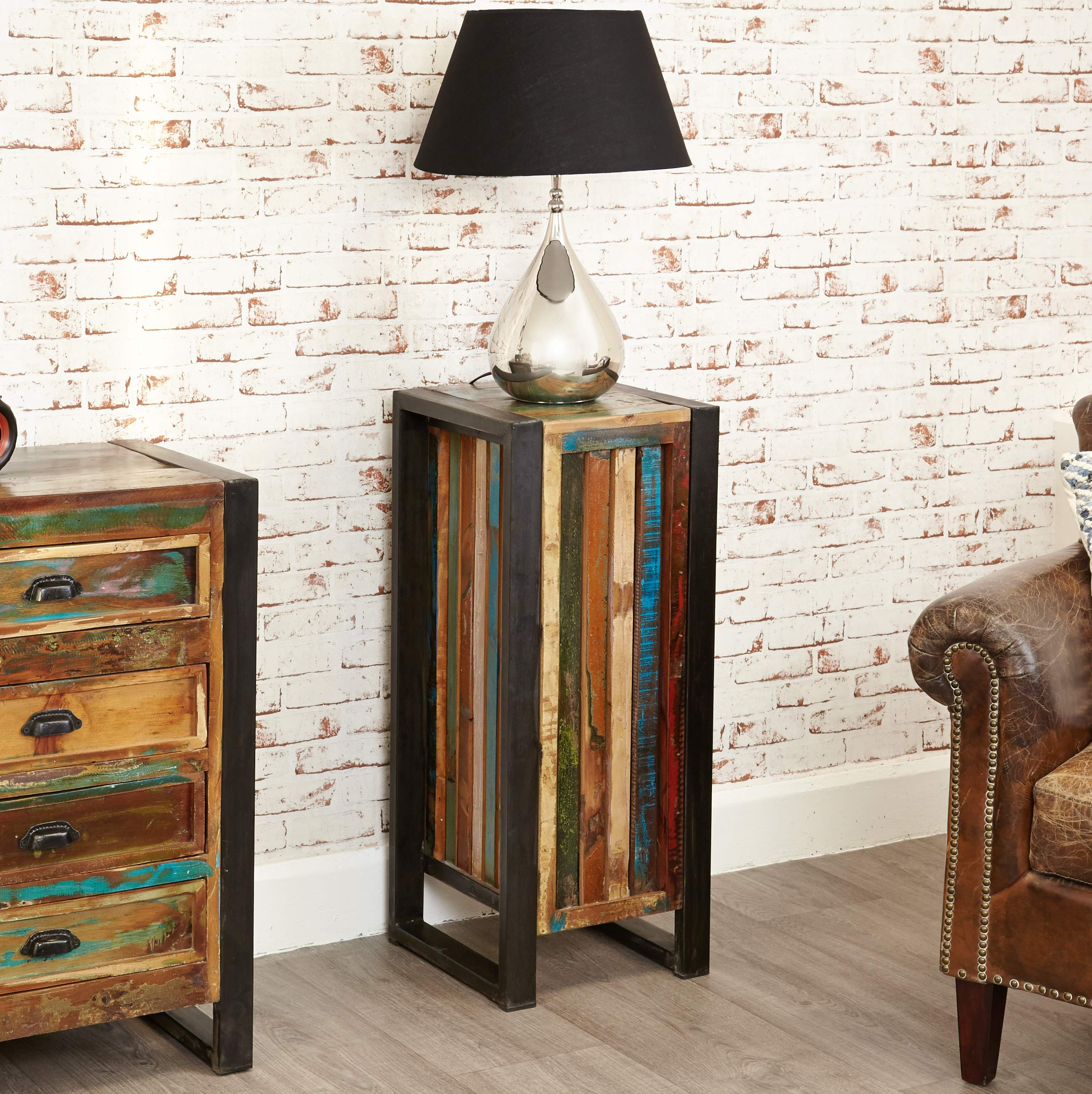 Shoreditch Tall Lamp Side Table - The Orchard Home and Gifts