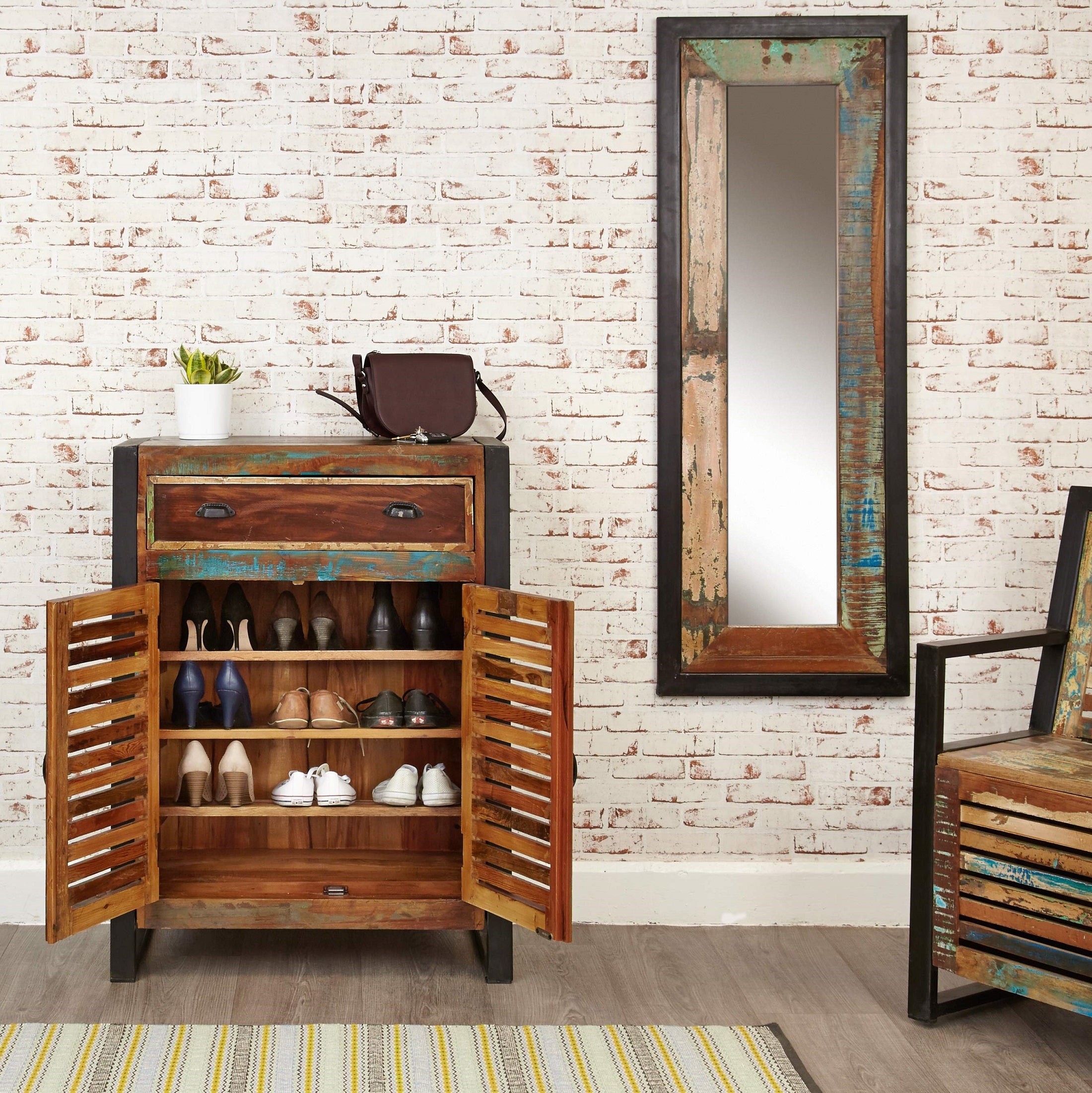 Shoreditch Shoe Storage Cupboard - The Orchard Home and Gifts