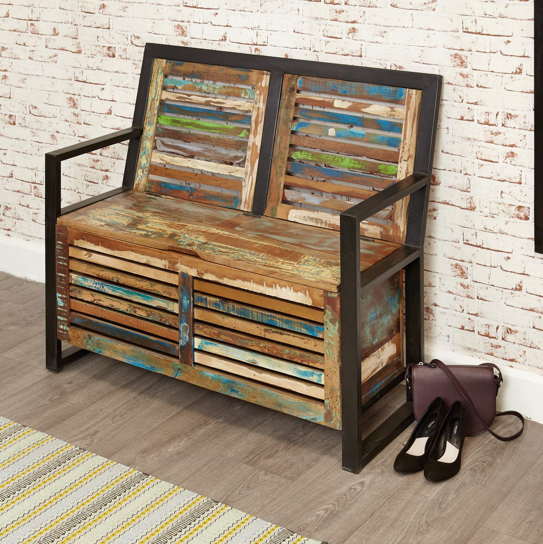 Shoreditch Monks Storage Bench - The Orchard Home and Gifts