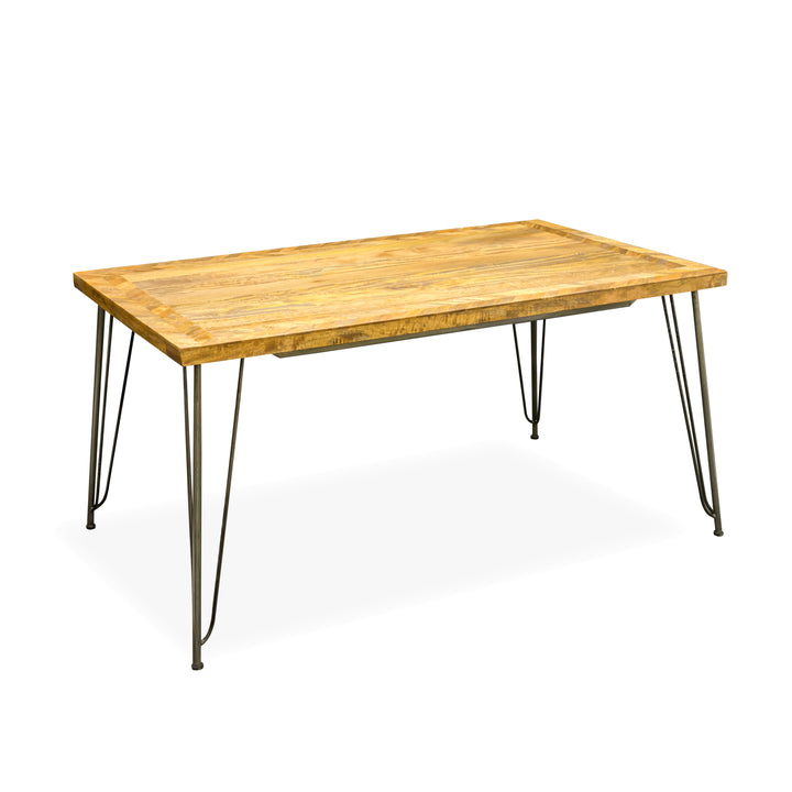 Industrial Vintage Hairpin Rectangular Dining Table