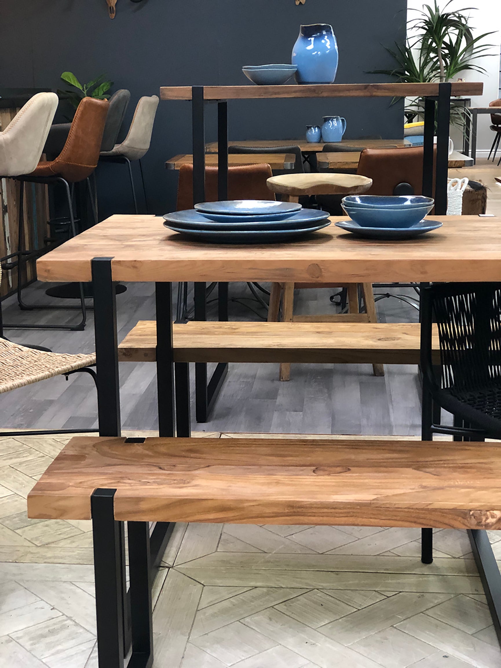 Set of Two Bogart Benches