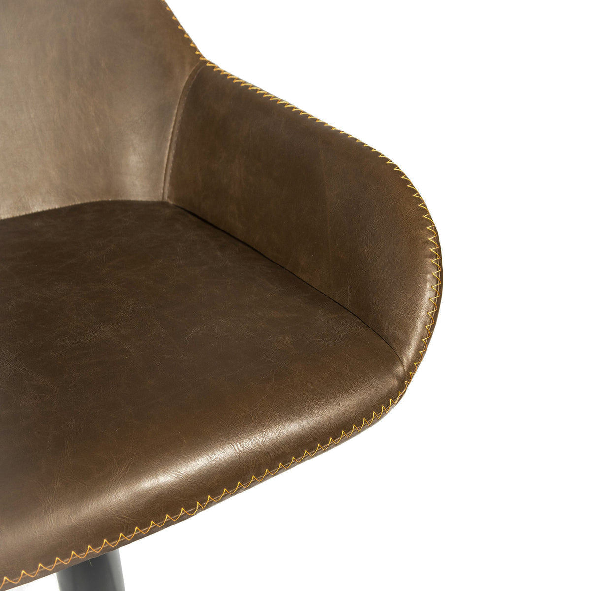 Baxter Chesnut Brown Gas Lift Set of Two Kitchen Bar Stools – The ...