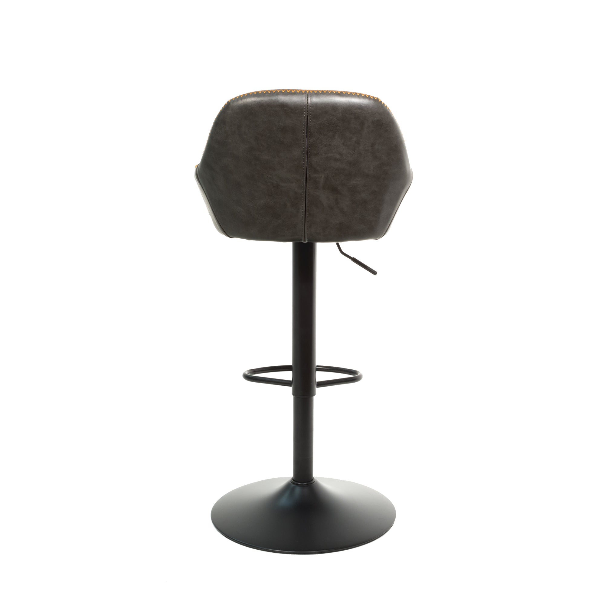 Baxter Grey Gas Lift Set of Two Kitchen Bar Stools