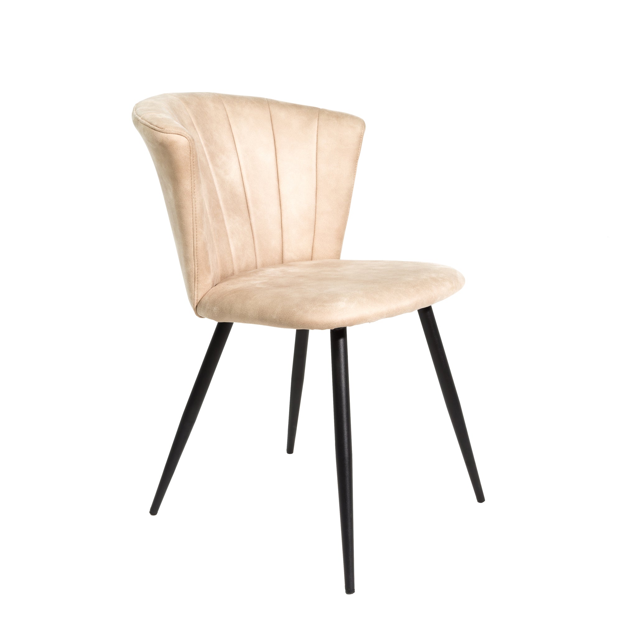 Bourne Moleskin Oyster Cream Set of Two Dining Chairs