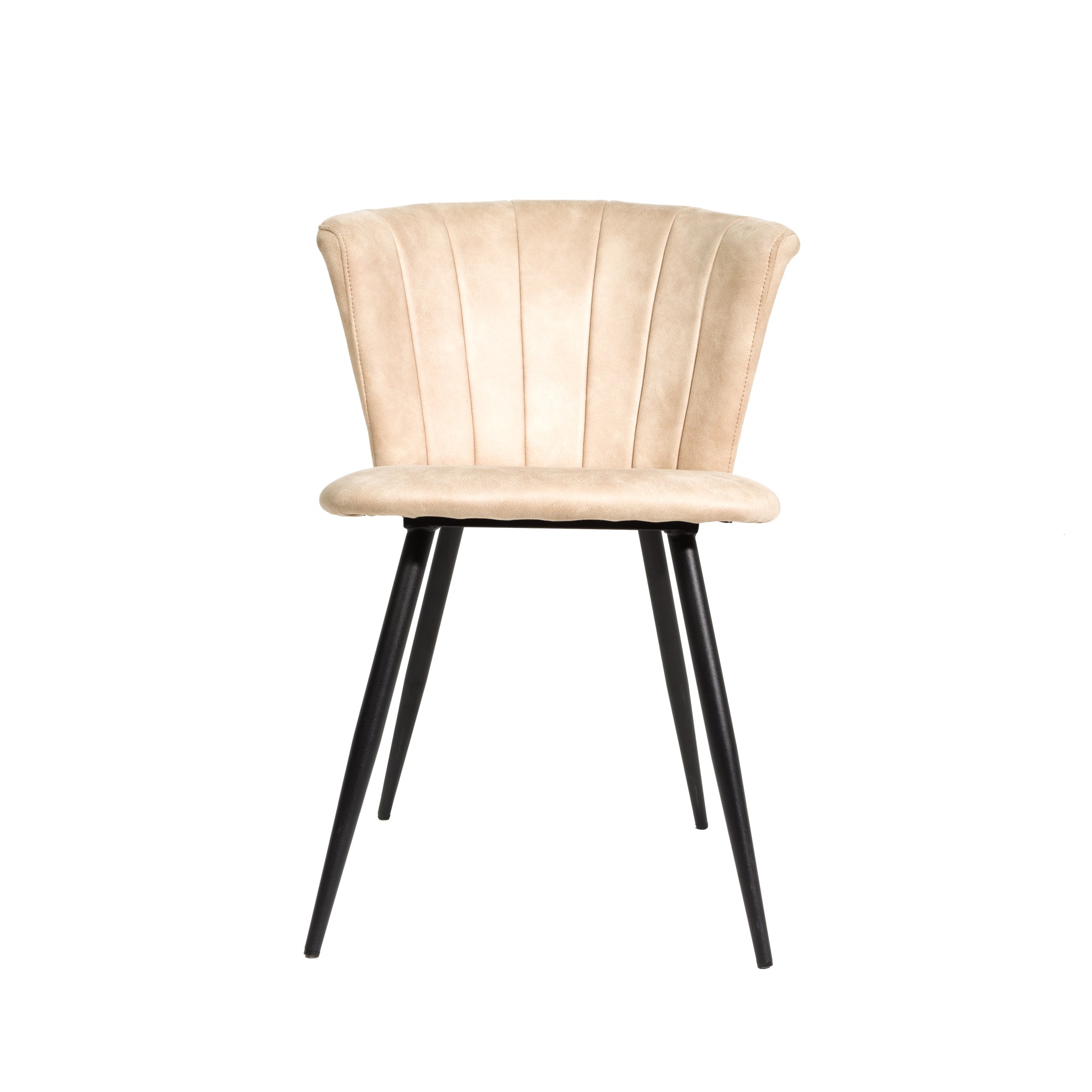 Bourne Moleskin Oyster Cream Set of Two Dining Chairs