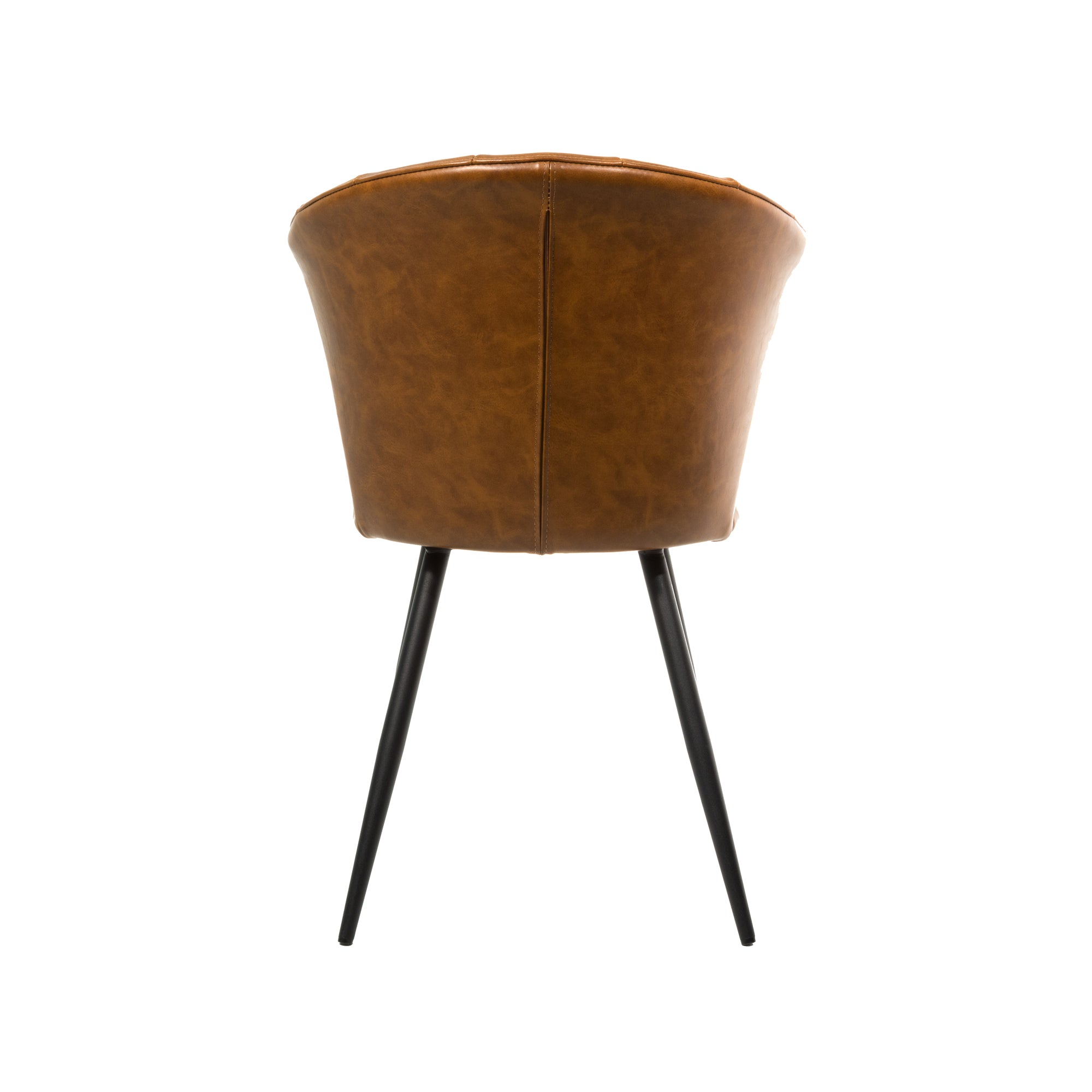 Bourne Tan Brown Set of Two Dining Chairs