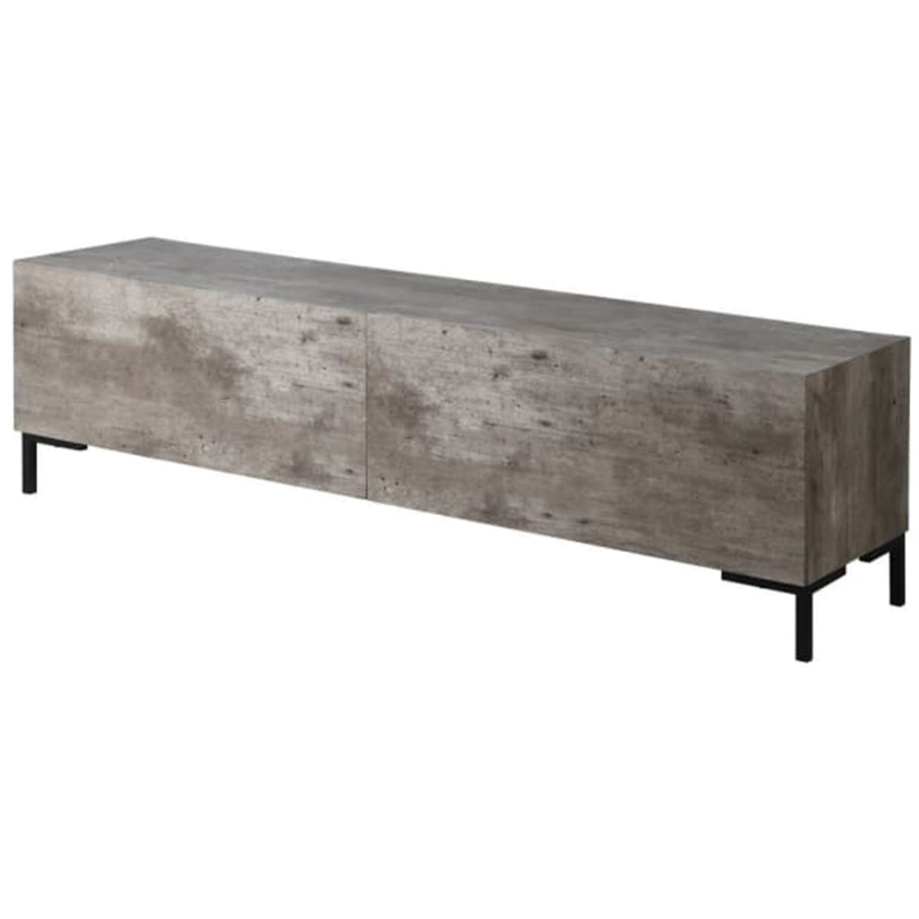 Brunswick Concrete Effect TV Media Entertainment Unit
