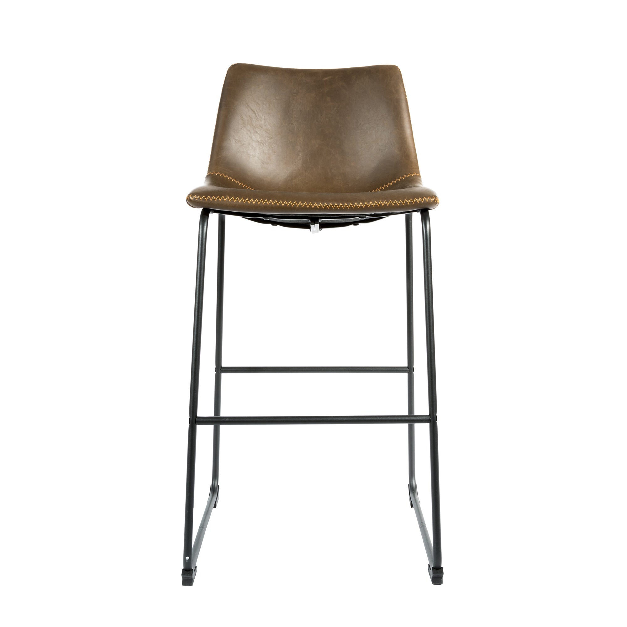 Dexter Chesnut Brown Set of Kitchen Two Bar Stools