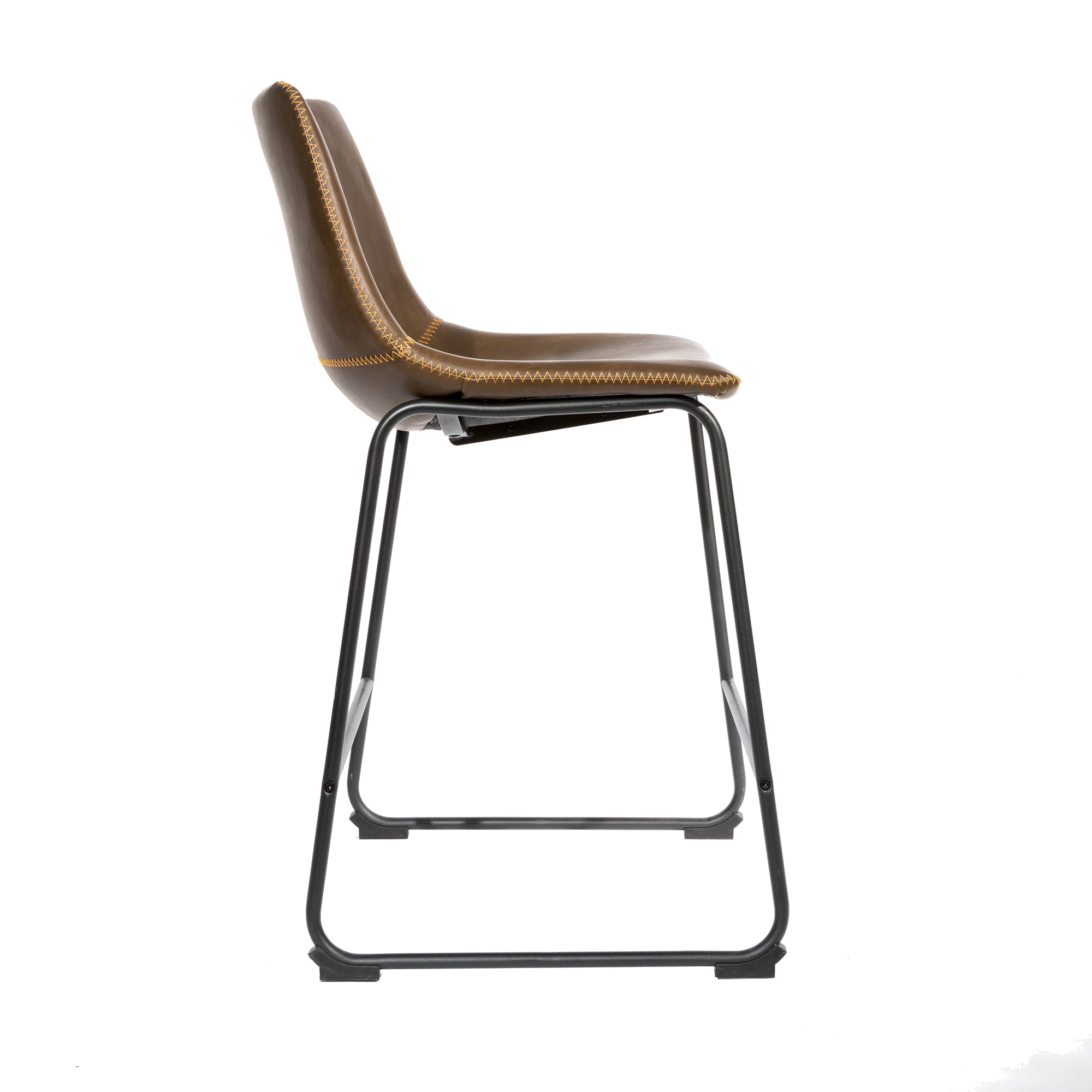 Dexter Chesnut Brown Set of Two Kitchen Counter Stools