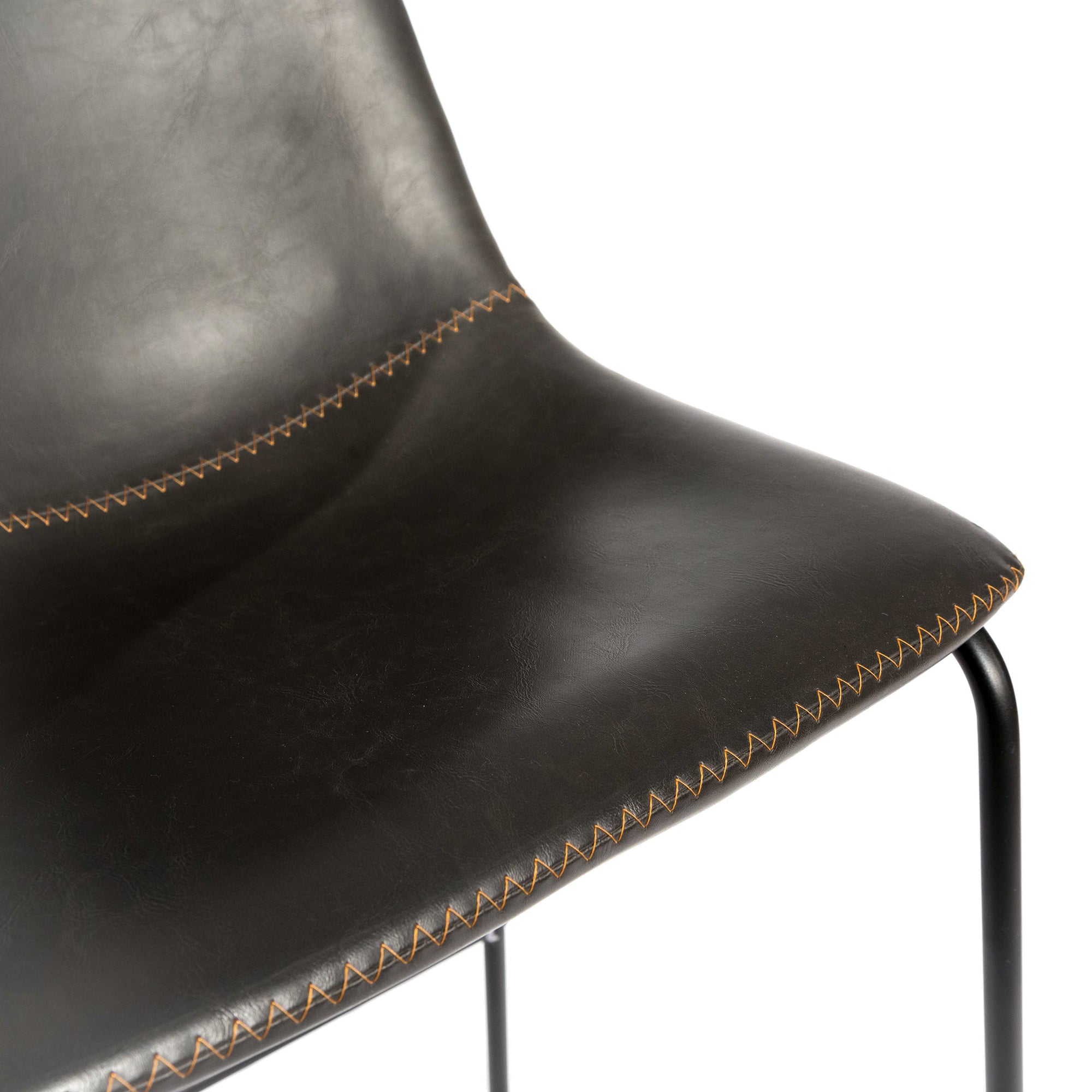 Dexter Grey Set of Two Kitchen Bar Stools