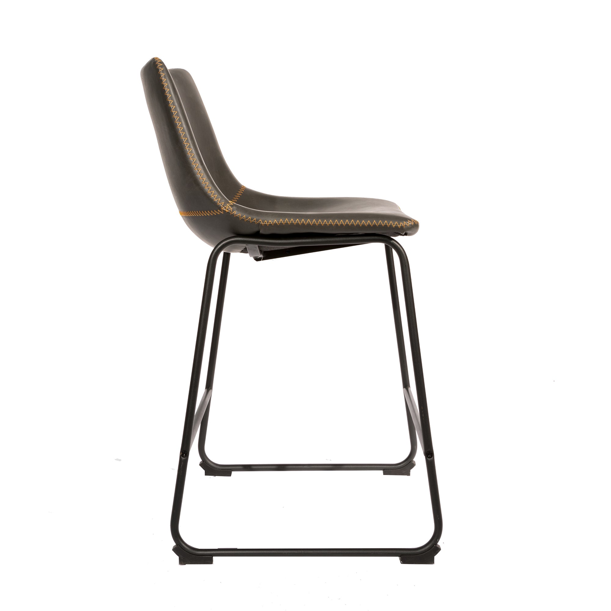 Dexter Grey Set of Two Kitchen Counter Stools