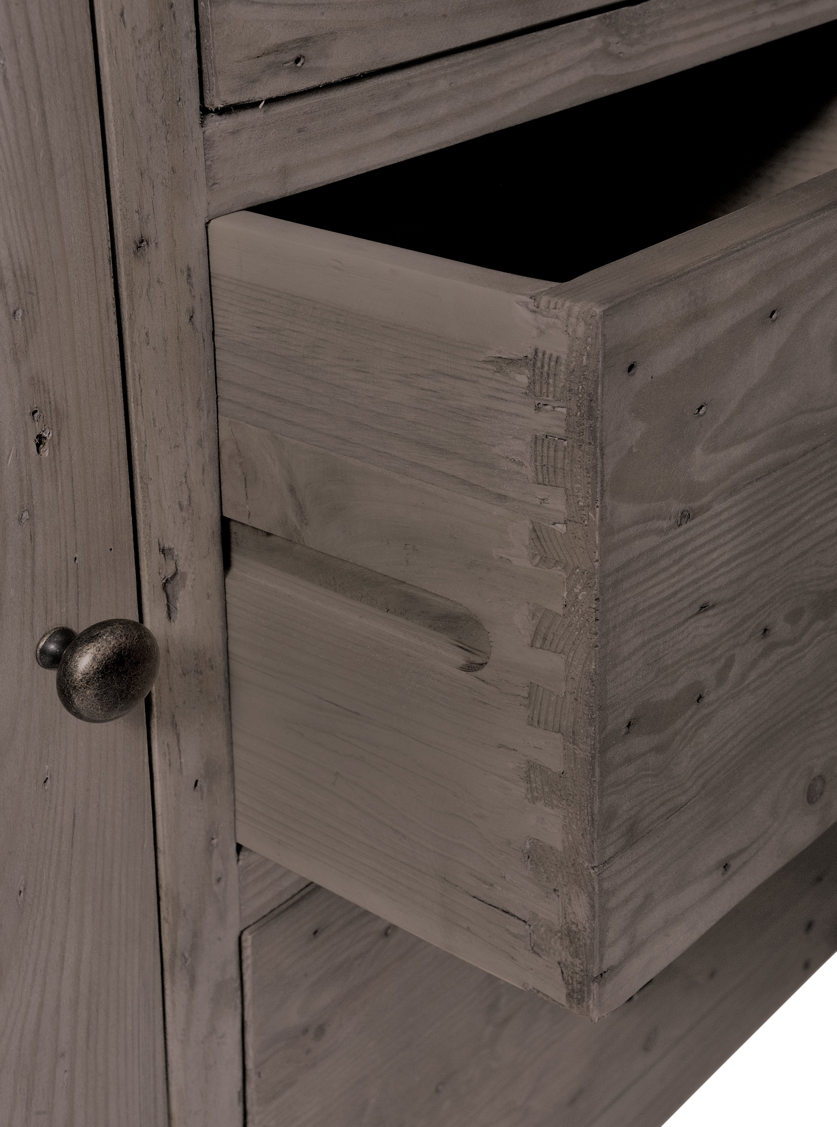 Drift Reclaimed Pine Two Door Three Drawer Sideboard