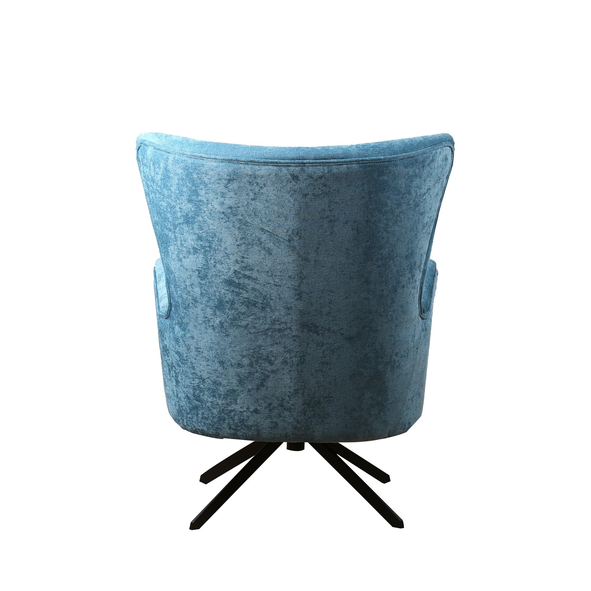 Gable Chenille Ocean Blue Armchair