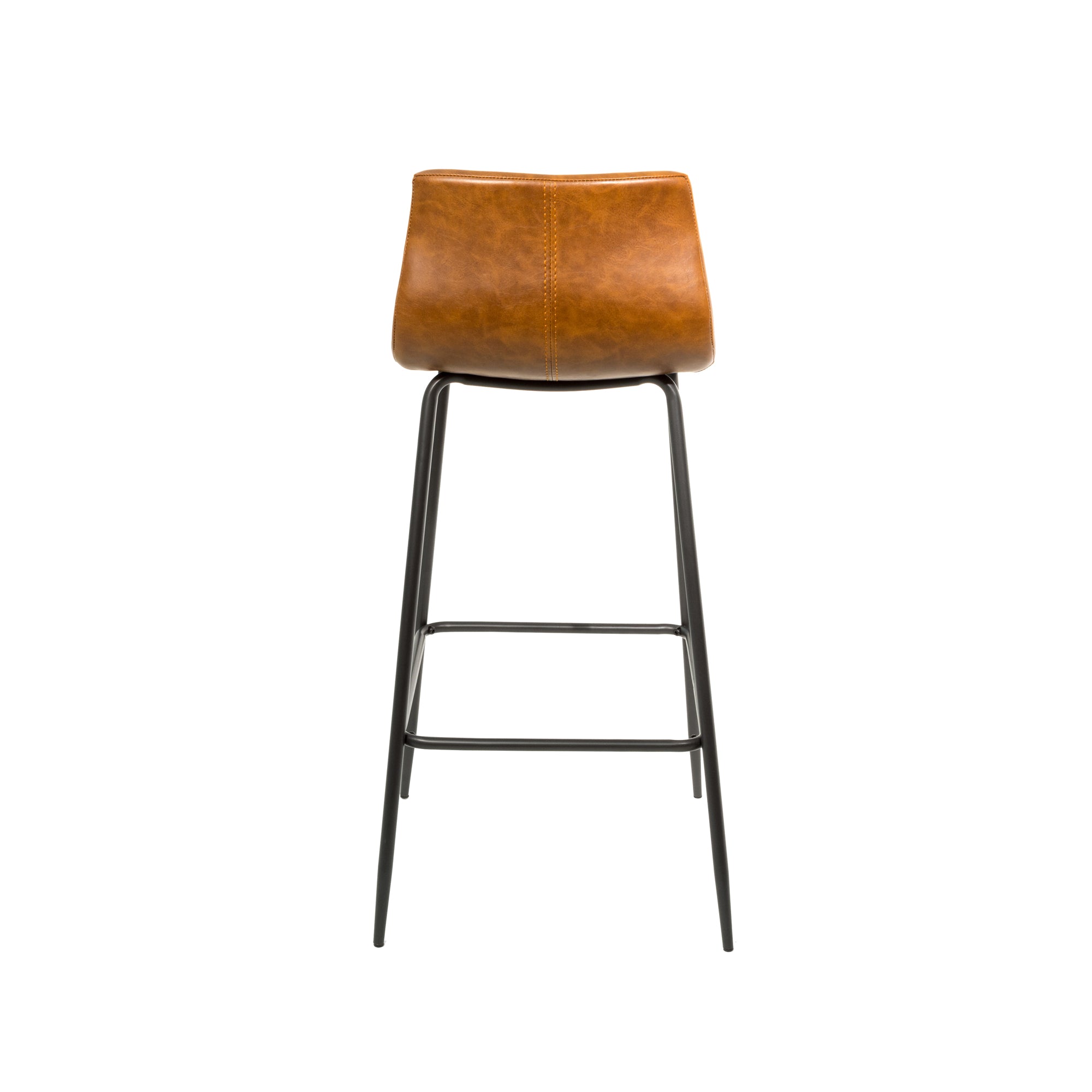 Grayson Tan Brown Set of Two Kitchen Bar Stools