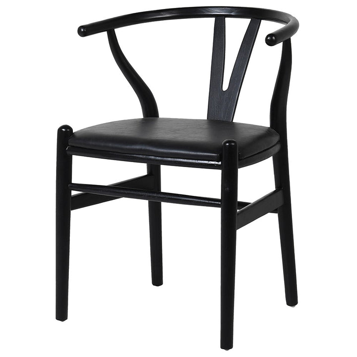 Black Open Back Chair
