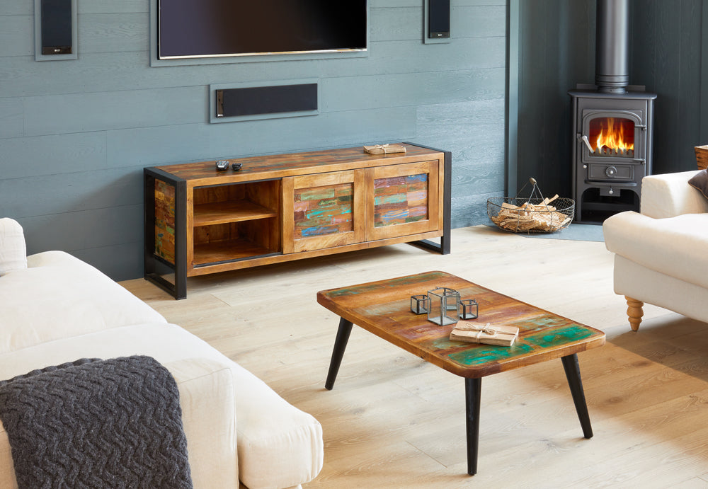 Shoreditch Widescreen Television Cabinet - The Orchard Home and Gifts